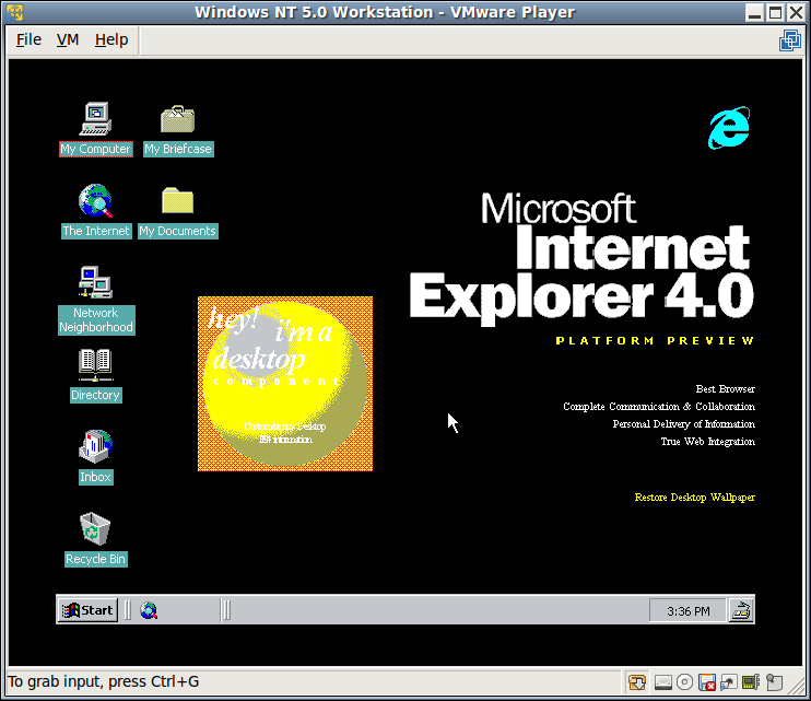 Windows NT5.0. Работа.